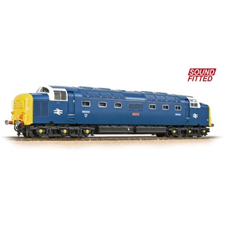 Bachmann Branchline 32-532ASF [OO] 1:76 Class 55 'Deltic' 55003 'Meld' BR Blue (Sound Fitted)