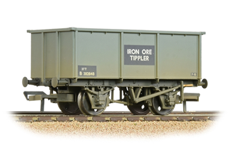 Bachmann Branchline 37-275G [OO] 1:76 BR 27T Steel Tippler - BR Grey (Early) 'Iron Ore'