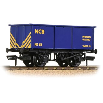Bachmann Branchline 37-281 [OO] 1:76 BR 27T Steel Tippler - NCB Blue