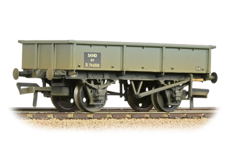 Bachmann Branchline 37-353B [OO] 1:76 BR 13T Steel Sand Tippler - BR Grey (Early) [W]