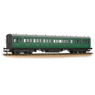 Bachmann Branchline 39-613 [OO] 1:76 SE&CR 60ft Birdcage Composite Lavatory SR Malachite Green