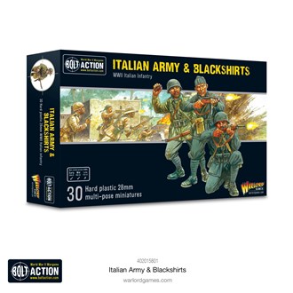 Bolt Action Italian Army & Blackshirts Infantry