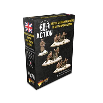 Bolt Action 3: British & Canadian infantry (winter) heavy weapons platoon