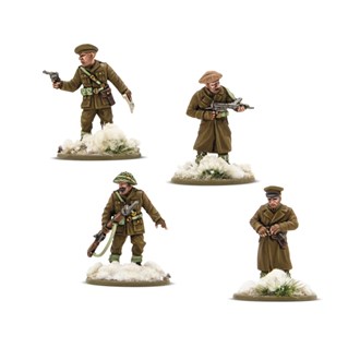 Bolt Action 3: British & Canadian infantry (winter) platoon commanders