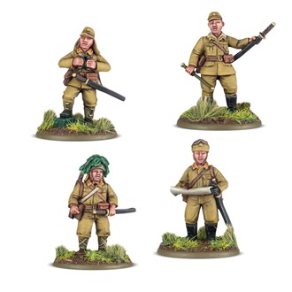 Bolt Action Imperial Japanese Army platoon commanders