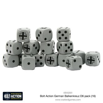 Bolt Action German Balkenkreuz D6 Dice