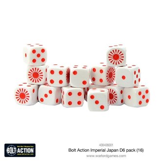 Bolt Action Japanese D6 Dice