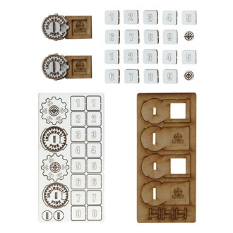 Bolt Action 3: Artillery Zeroing In Markers (MDF)