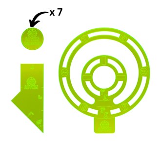 Bolt Action 3: Objective and Template Sets (ACRYLIC)