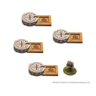 Bolt Action 3: German Unit Pin Markers (MDF)