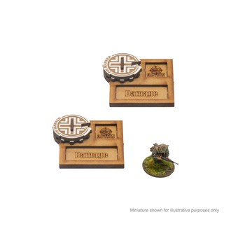 Bolt Action 3: German Vehicle Pin Markers (MDF)