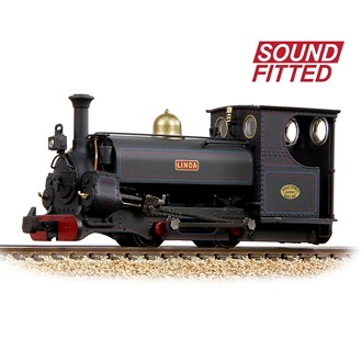Narrow Gauge [OO-9] 391-127SF Main Line Hunslet 0-4-0ST 'Linda' Penrhyn Quarry Lined Black (Late) [W]