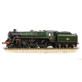 Graham Farish [N] 372-728B BR Standard 5MT with BR1 Tender 73026 in BR Lined Green (Late Crest)