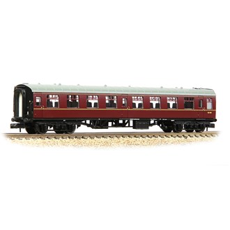 Graham Farish [N] 374-012G BR Mk1 TSO Tourist Second Open in BR Maroon