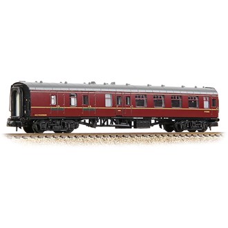 Graham Farish [N] 374-187D BR Mk1 BSK Brake Second Corridor in BR Maroon