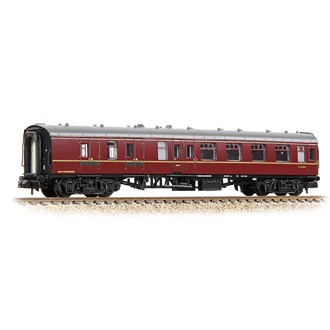 Graham Farish [N] 374-187E BR Mk1 BSK Brake Second Corridor in BR Maroon