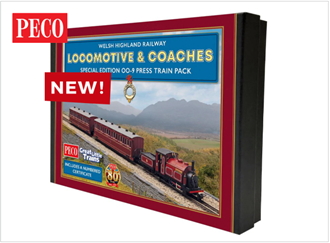 Peco GR1005 OO-9 'Palmerston' Locomotive & Special Edition OO-9 Press Train Pack