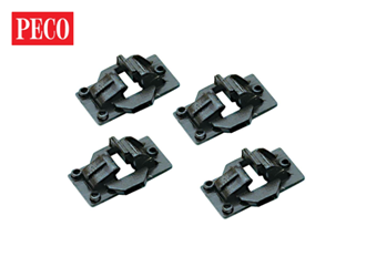 Peco IL-702 Individulay Code124 Running Rail Chairs (O Gauge) for Bullhead Rail