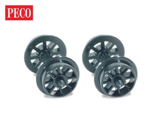 Peco NR-101 N Spoked Wheels (Pack of 4)