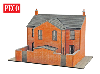 Peco NB-307 N Victorian House Backs Kit - Lazer Cut Wood