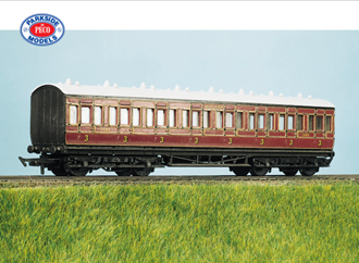 Parkside PC710 OO LMS (Ex MR) 48ft Suburban Coach kit, All 3rd (formerly Ratio 710)