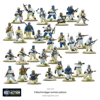 Bolt Action 3: Fallschirmjager (Winter) Platoon