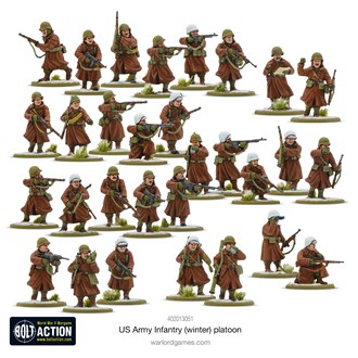 Bolt Action 3: US Army (Winter) Infantry Platoon