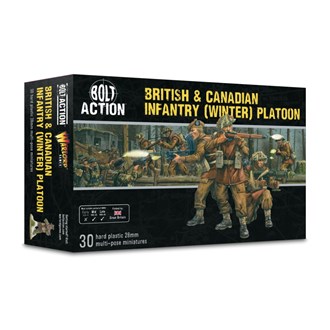 Bolt Action 3: British & Canadian infantry (winter) platoon