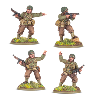 Bolt Action 3: US Rangers platoon commanders
