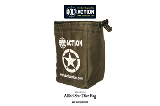 Bolt Action Allied Star Dice Bag